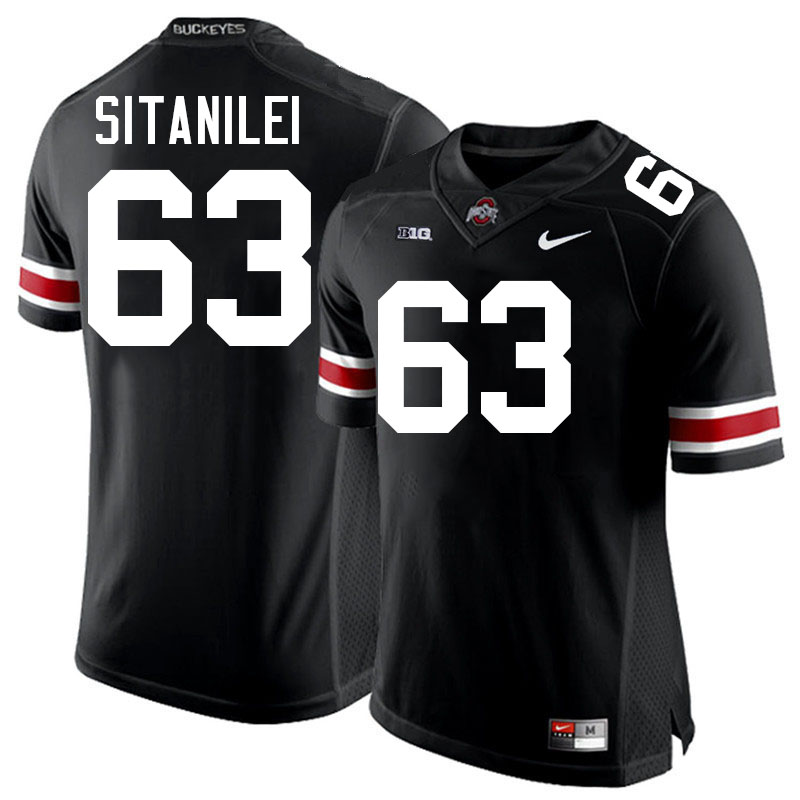 Epi Sitanilei Ohio State Buckeyes Jersey College Football Uniforms-Black